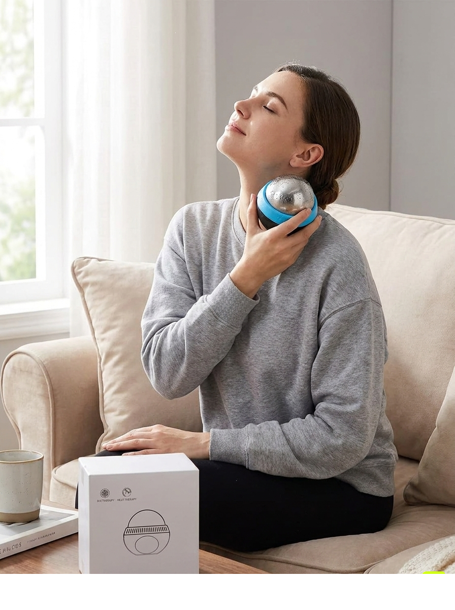 Hot & Cold Stainless Steel Massage Roller Ball