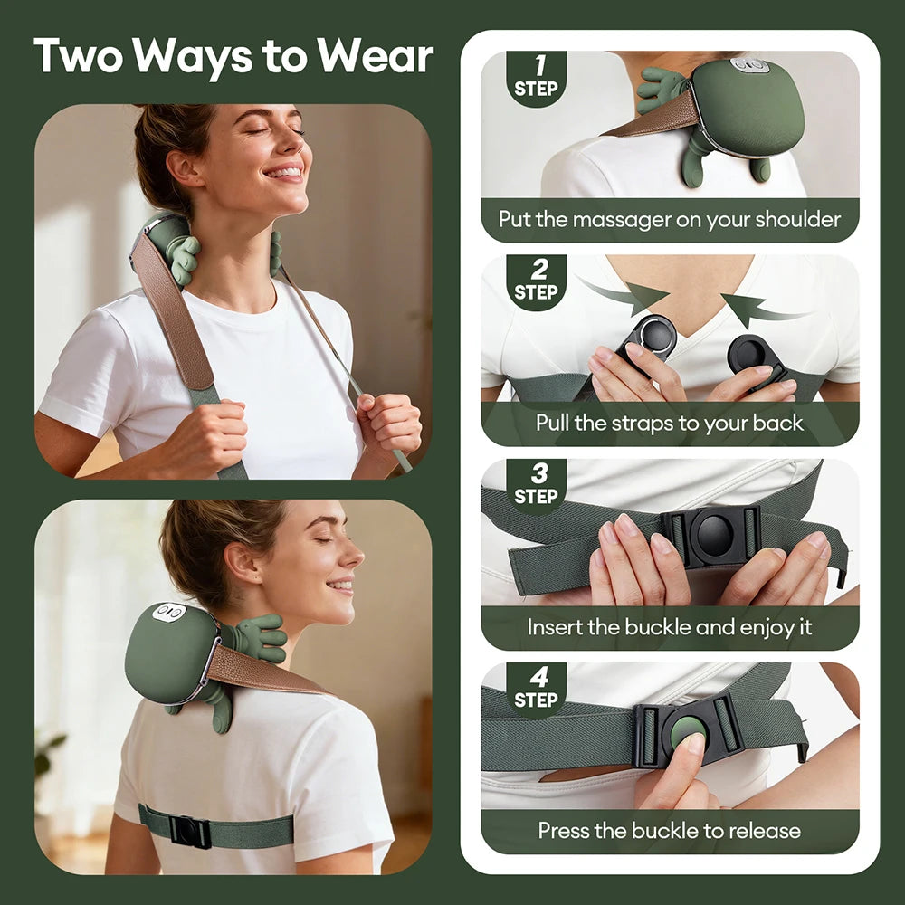4D Shiatsu Neck & Shoulder Massager