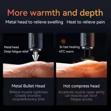 High-Power Booster Massage Gun — 7.4V 4000mAh