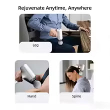 Portable Massage Gun — 4 Heads & LED Display