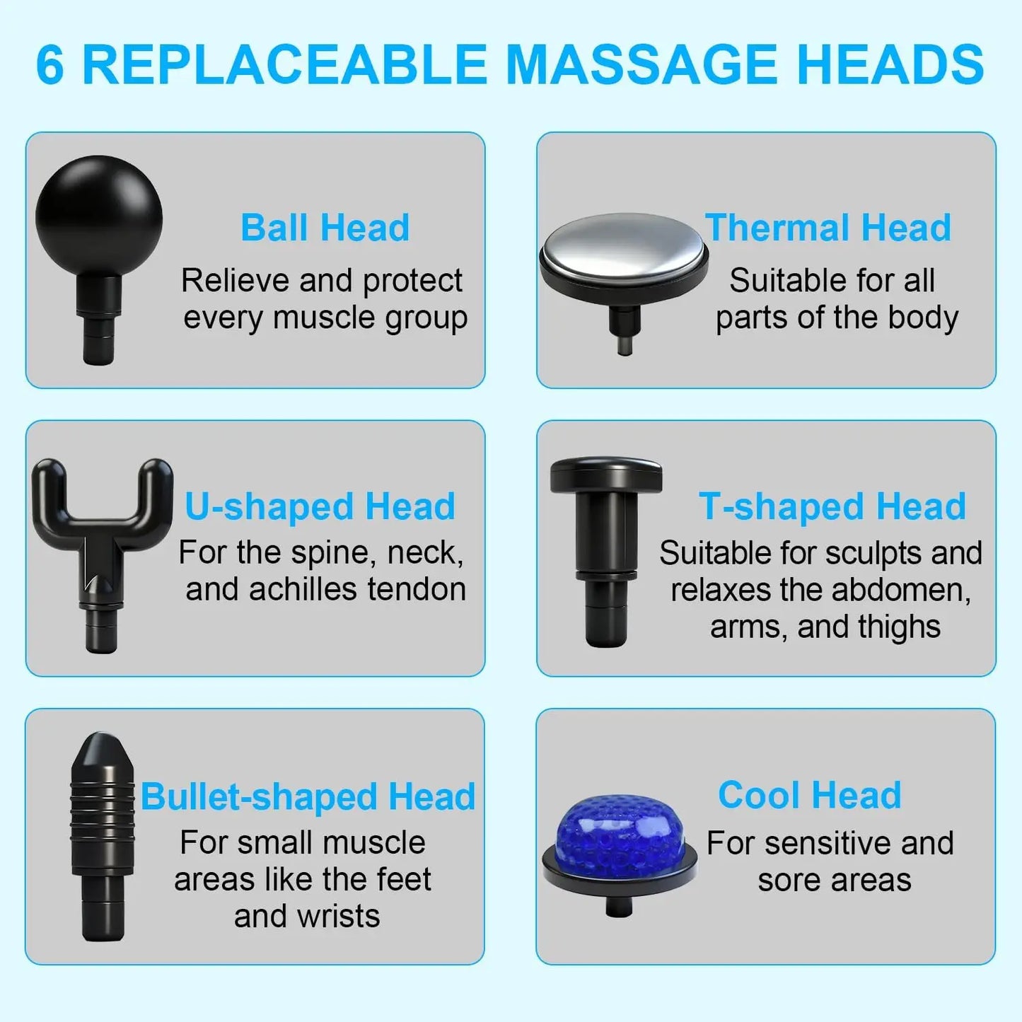 Hot & Cold Percussion Massage Gun — 6 Speeds