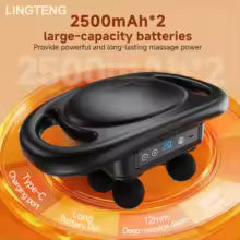 Deep Tissue Percussion Massager — 9 Speeds & 6 Heads