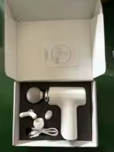 Portable Massage Gun — 4 Heads & LED Display
