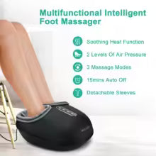 Shiatsu Foot Massager with Heat & Roller — Full Wrap
