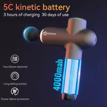 High-Power Booster Massage Gun — 7.4V 4000mAh