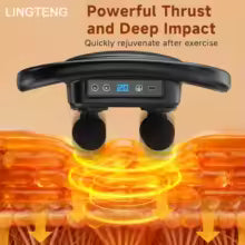 Deep Tissue Percussion Massager — 9 Speeds & 6 Heads