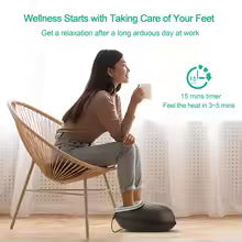 Shiatsu Foot Massager with Heat & Roller — Full Wrap