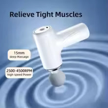 Portable Massage Gun — 4 Heads & LED Display
