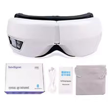 Vibrating Eye Massager with Airbag Compression & Bluetooth