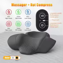 Cervical Neck Massager Pillow with Heat & Vibration