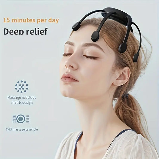 Wireless Electric Scalp Massager — 8 Kneading Nodes